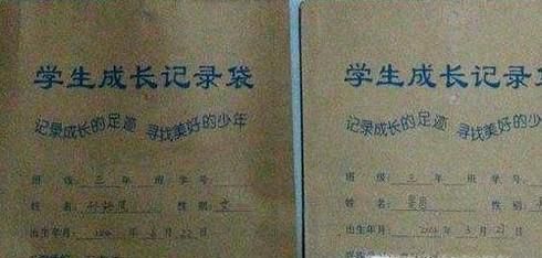 如何装学生成长记录袋里面的内容？