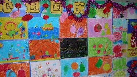 儿童迎国庆简笔画