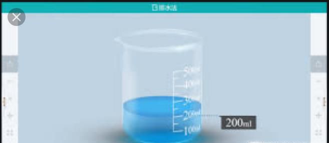 如何使用学科工具 排水法测体积工具？