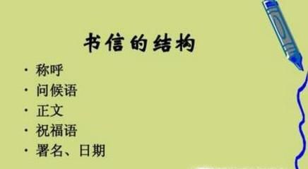 写信的格式是什么