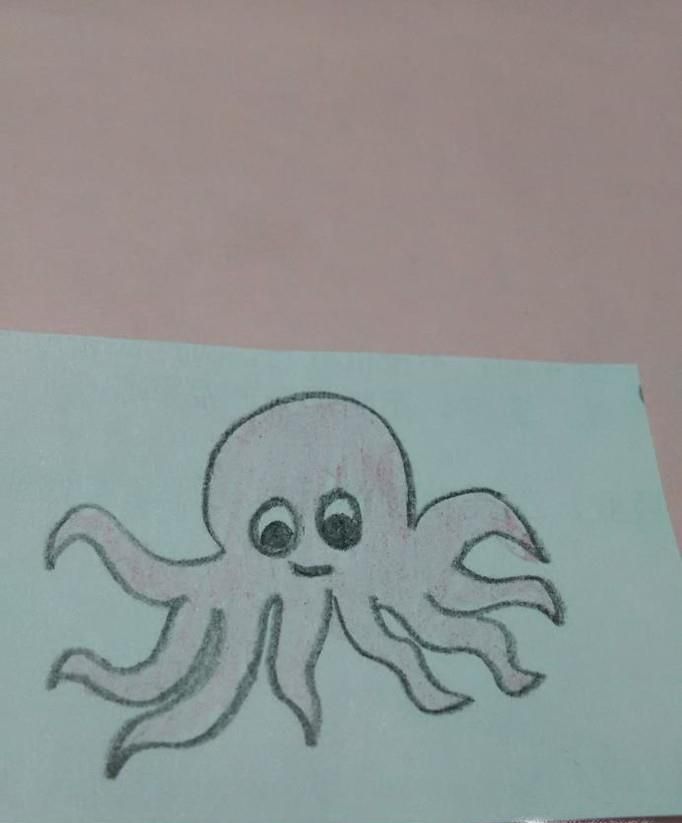 简笔画小章鱼怎么画