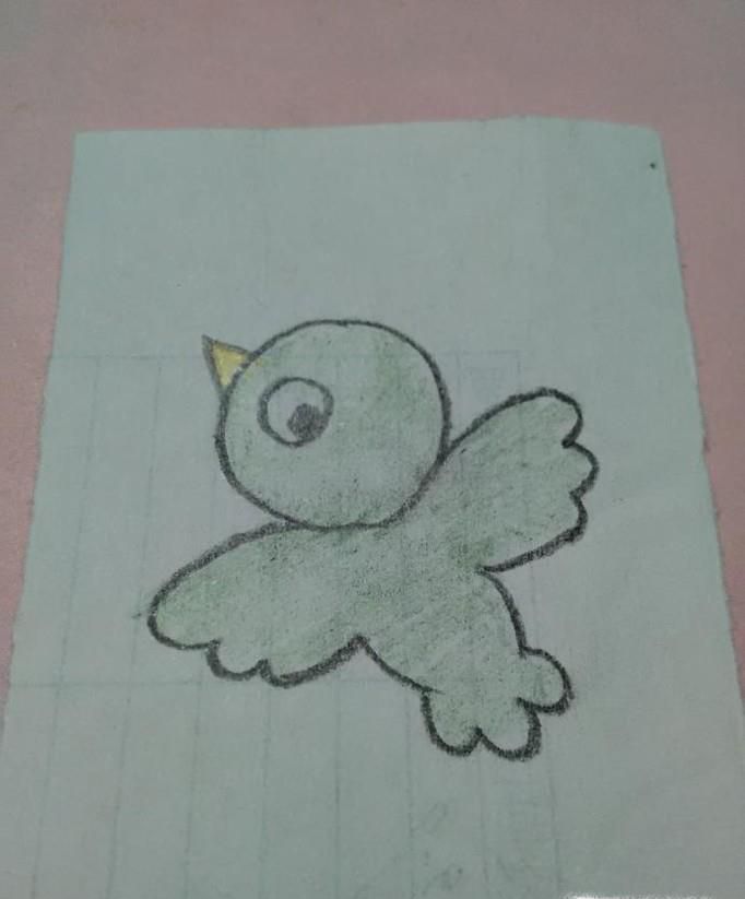 教宝宝学画小鸟的方法