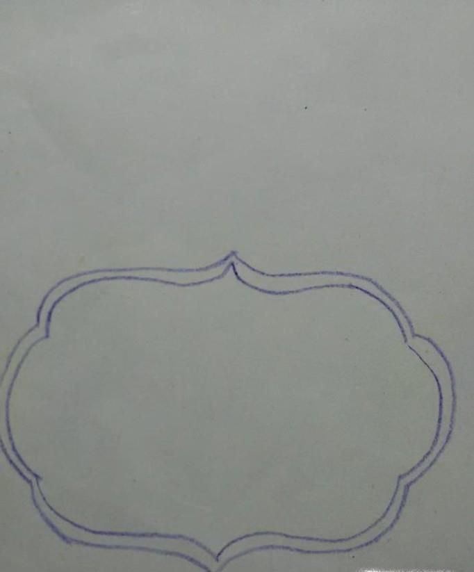 怎么手绘边框简笔画？