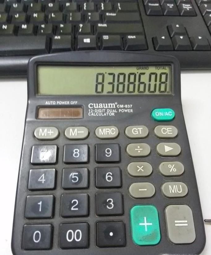 用普通计算器计算一个数的N次方