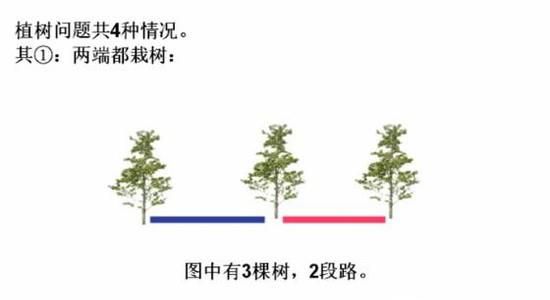 怎样更直观的理解数学里的植树问题