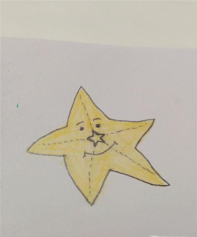 画海星的简笔画