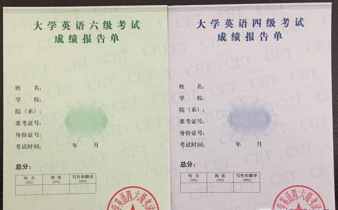 英语四六级成绩单版式（2013年12月-2014年）