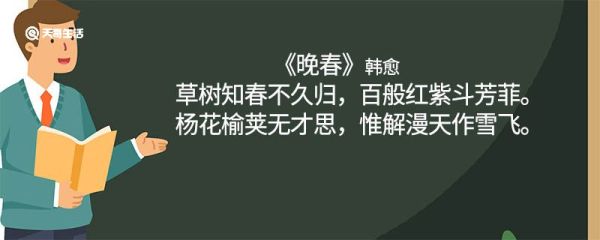 晚春古诗翻译 晚春的古诗翻译