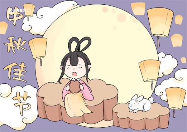 中秋节简笔画 中秋节简笔画简单