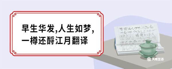 早生华发人生如梦一樽还酹江月翻译 念奴娇赤壁怀古原文