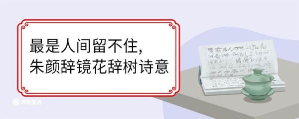 最是人间留不住朱颜辞镜花辞树诗意 最是人间留不住朱颜辞镜花辞树古诗原文