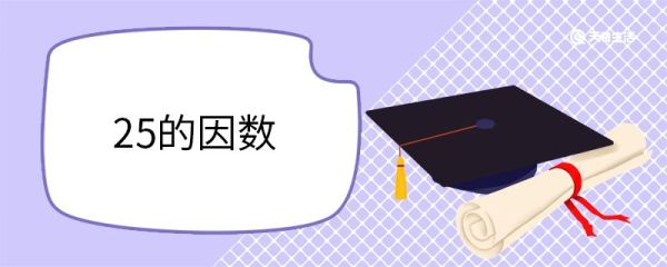 25的因数 因数的定义