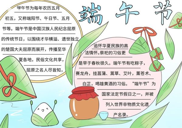端午节手抄报内容文字很简单 端午节手抄报内容