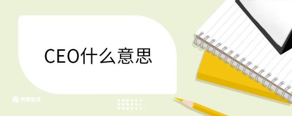 CEO什么意思 CEO名称由来