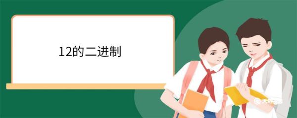 12的二进制 什么是二进制