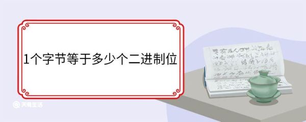 1个字节等于多少个二进制位 字节的来源