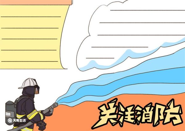 关注消防手抄报简单又漂亮