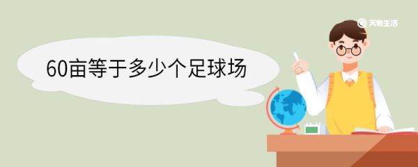 60亩等于多少个足球场 亩是什么单位