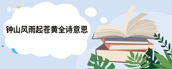 钟山风雨起苍黄全诗意思 七律人民解放军占领南京原文