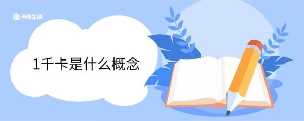 1千卡是什么概念 千卡的定义