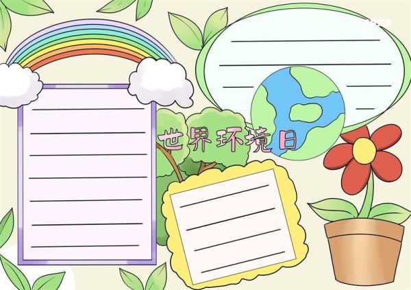 世界环境日手抄报 世界环境日手抄报小学生