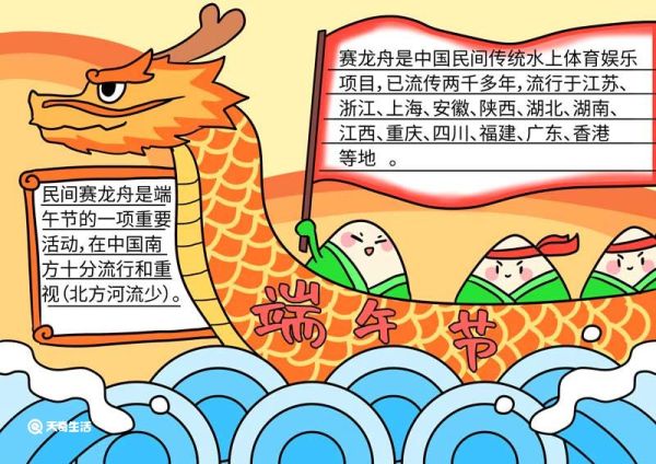 端午节手抄报简单漂亮字少 端午节手抄报漂亮字少