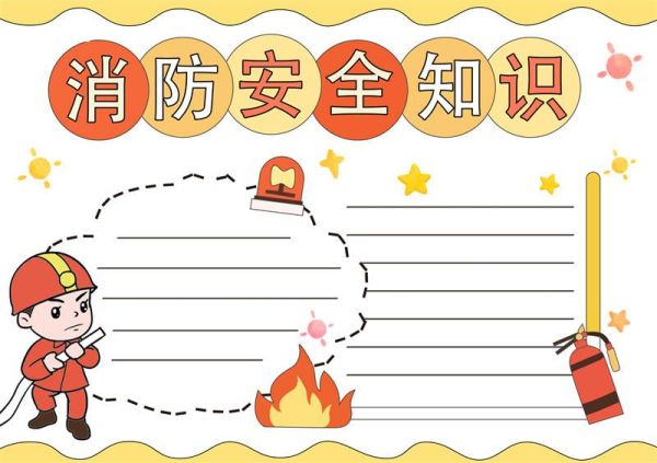 消防安全知识手抄报 消防安全知识手抄报简单又好看