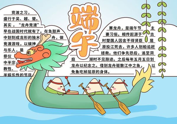 端午节儿童画 端午节儿童画简单