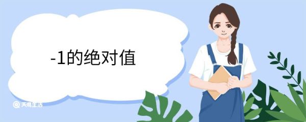 -1的绝对值 什么是绝对值