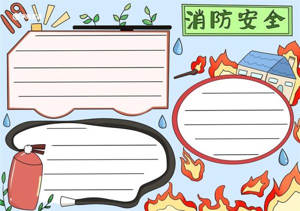 消防安全手抄报 消防安全手抄报一等奖
