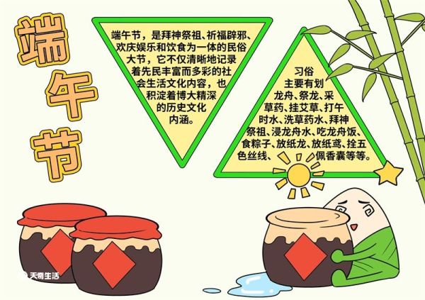 端午节手抄报模板 端午节手抄报模板怎么画