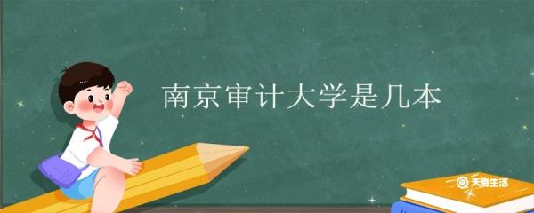 南京审计大学是几本 南京审计大学王牌专业