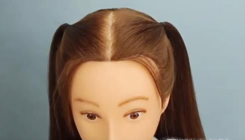 娃娃古装发型教程