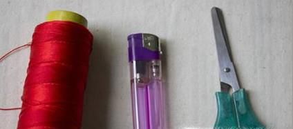 三生绳的编法（四股辫）
