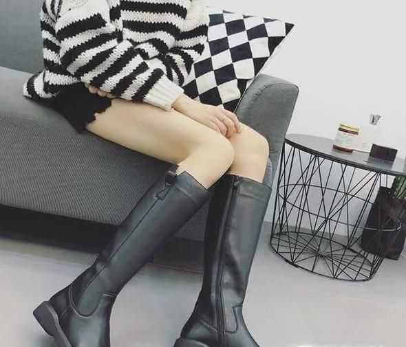 秋冬长筒靴巧搭配