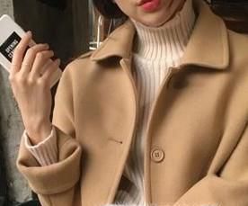 驼色羊毛呢大衣如何搭配