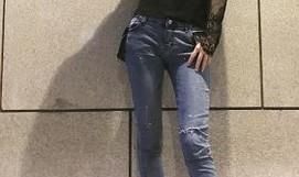 女士冬天牛仔裤搭配什么女鞋好看？