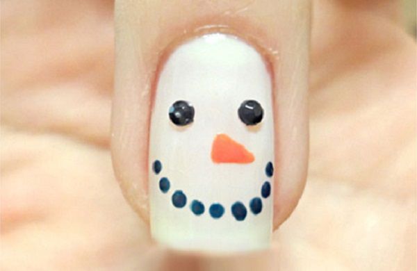 雪人美甲画法步骤有哪些 美甲雪人画法步骤