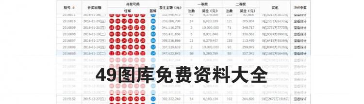 49图库免费资料大全