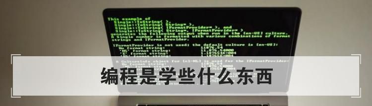 编程是学些什么东西