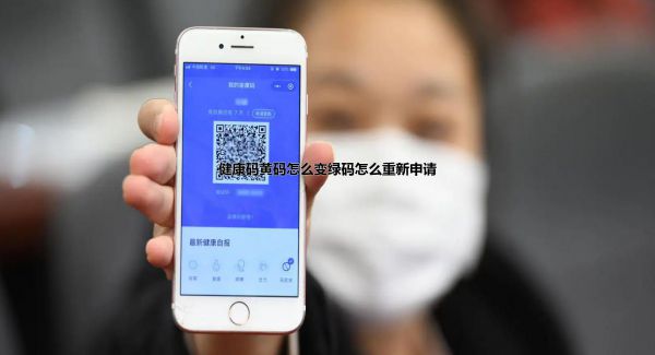 健康码黄码怎么变绿码怎么重新申请