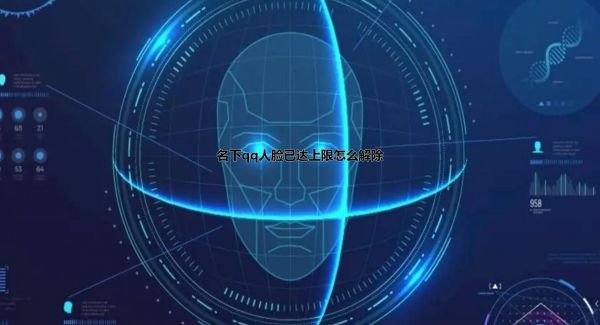 名下qq人脸已达上限怎么解除