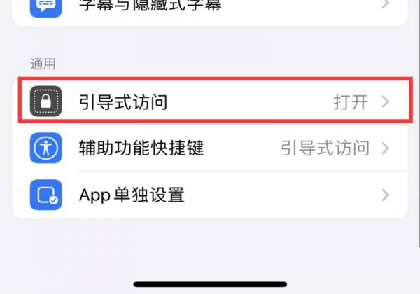 苹果引导式访问屏幕失灵