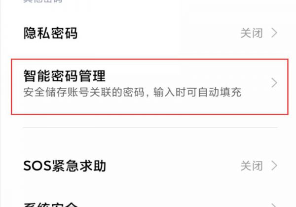 小米密码储存在哪看
