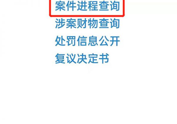 浙江公安微信公众号怎么查询案件