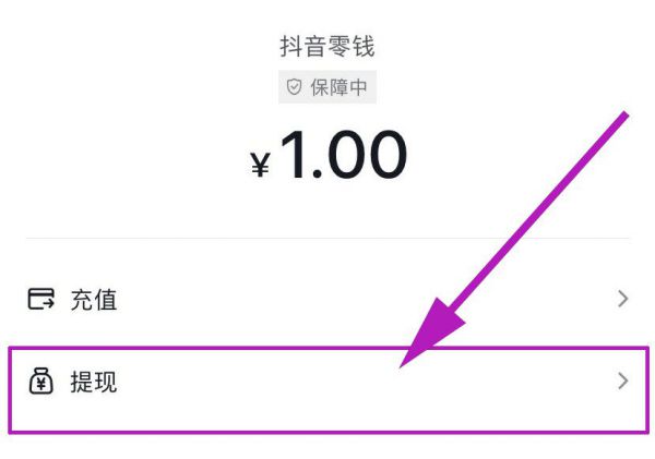 运费险退到抖音零钱怎么提现