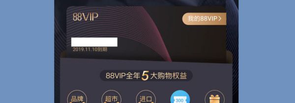 淘宝88vip有什么用