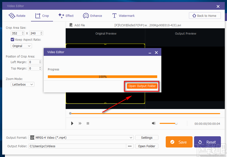 Apeaksoft Video Editor裁剪视频画面的方法步骤