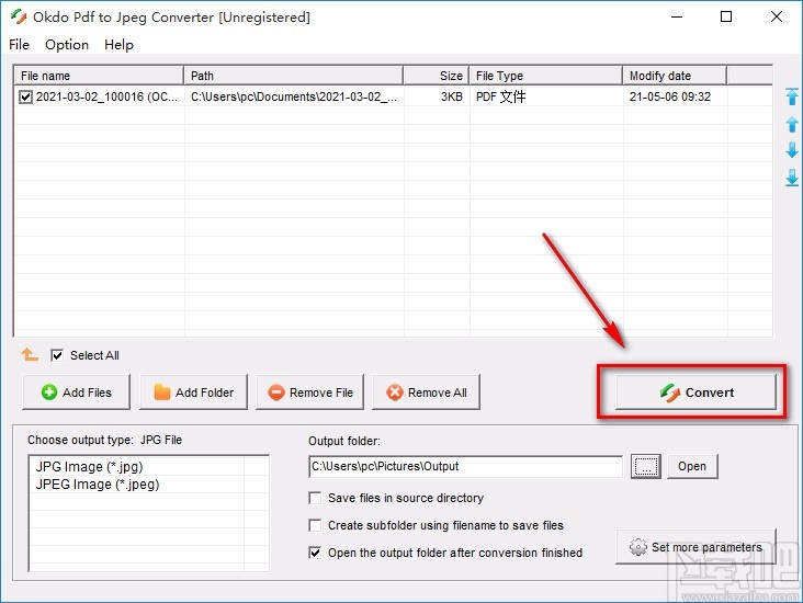 Okdo Pdf to Jpeg Converter将PDF转为图片的方法