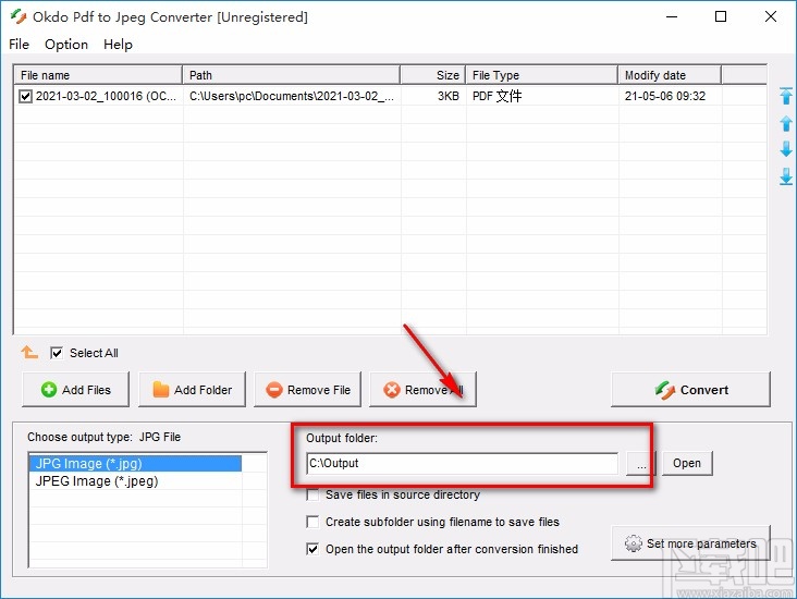 Okdo Pdf to Jpeg Converter将PDF转为图片的方法